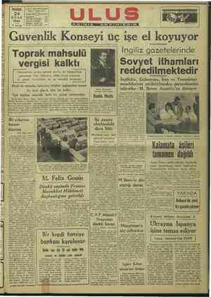   İÇ see Çemen) | | İm 24 Telgraf Adresi: ULUS Ankara İ Jocaxlırım.... 1946 Eg A na Se Muhasebe, İşletme Şe || d 5 kuruş Jem.