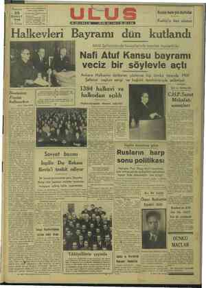    5 | dar. uLus iy sl Gani | Pazartesi a mi Telgraf adresi ULUS Ankara ŞUBAT | Kemane ve 1946 | yannan e ga Kızılay kara gün