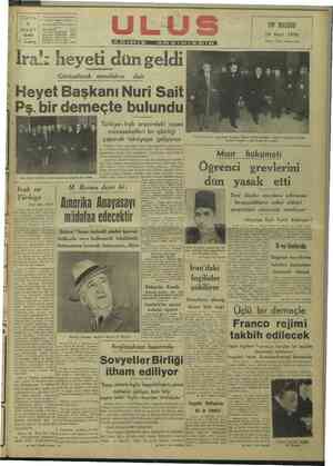    Lİ CUMA | same) a ii | i 1 | Telgraf adresi ULUS Ankara | TIP BALOSU ie MART | 6 14 Mart 1946 Ankara Palas salonlarında si