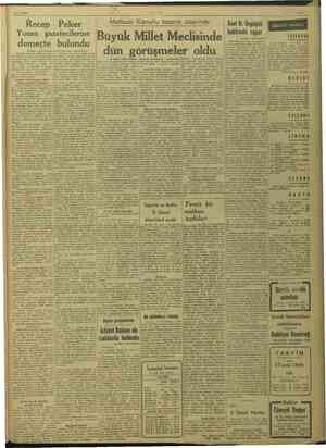  ETTE © Başbakanlık 17/9/1946 Recep Peker Yunan  gazetecilerine demeçte bulundu X Başı 1 inci sayfada| İnaanlık öleminini...