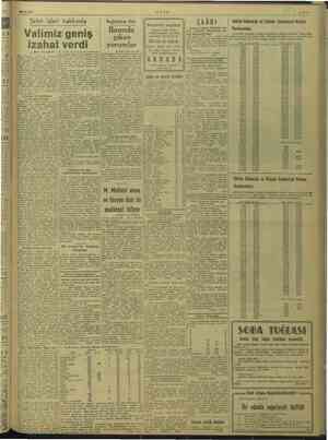    31/11/1946 Şehir işleri hakkında “ Valimiz geniş e verdi aydı ücretleri e Siyar ira diyen emeleye Viya r ki...