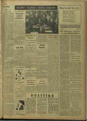  pe iris ye EREPERTİ 1“ Ev&$E ! 18/2/1947 i Dış politika | Kıbrıs ve Yunanistan nüre'dan haber verildiğine gö- re Bumlarında.