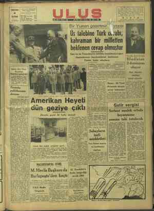    mf | çanşanaa 4 HAZİRAN 1947 | 10 KURUŞ yi: Yazı İşleri Müessese gi, İnönü dün Harp Cumhurbaşkanımız İz Anönüü an, Cover ag