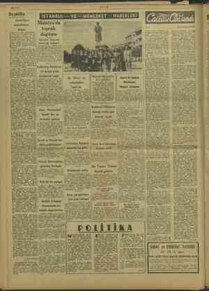    v 5 18/6/1947 Dış politika — * | Amerikan seçimlerine İSTANBUL ---VE - MEMLEKET HABERLERİ Malatya'da toprak (,  . dağıtımı