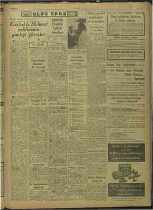    M/9/1947 Kırk yılın hat Kızılcıklı Mahmut pehlivanın yaptığı güreşler Paris gin MM 1908 yılında Yolunu tuttum. BE mda bütü