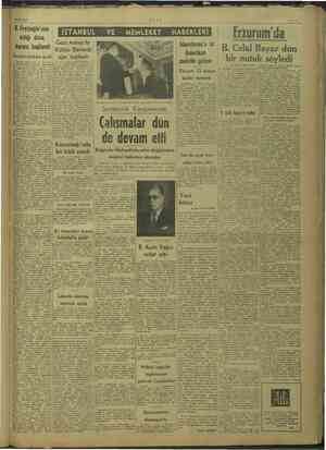     1/10/1947 “B. Feyzioğlu'nun | açlığı dâva karara bağlandı Sanıklar hüküm giydi | Gazi Antep'te | | Kültür Derneği | için