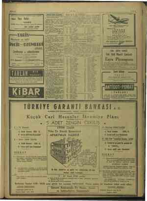    20/10/1947 ww .. SAYIN MÜŞTERİLERİNDEN GÖRDÜĞÜ RAĞBET ÜZERİNE Hacı Bekir Yeni; Mtatilek Bulvarı Kalaç apartmanı altında 205