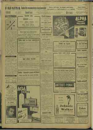    ULUS 15/12/1947 | Pp i p ATY N Taksitle muameleye başlamıştır Manlolar, yünlü roplar, çay elbiseleri, model tuvaletler, an