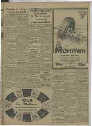    7/1/1948 Kalecikte C. H. P. İlce Kongresi dün yapıldı (Başı 1 inci sayfada) beş kişiden terekkü- ırti mensupuarı dı Kayak