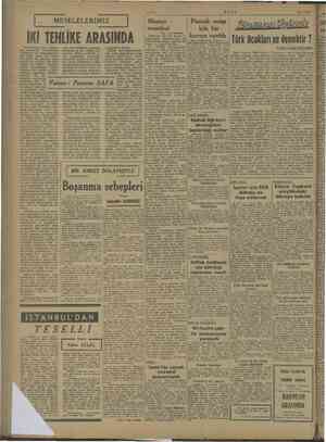     ULUS 10/3/1948 DE MESELELERİMİZ İki TEHLİKE ARASINDA Memur Pamuk satışı için bir meselesi lemur" in vir ei Ki | karara...