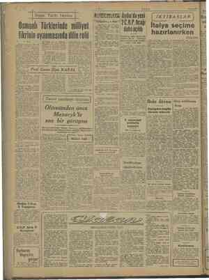    Osmanlı Siyasi Tarih Notları Türklerinde 20/3/1948 | /KTİBASLAR| > ii İtalya seçime | mmm Aydın'da yeni 2C.H.P. Ocağı daha