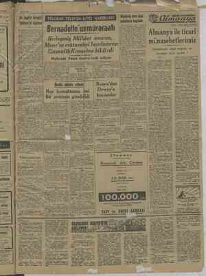    21/0/1948 Bir İngiliz dergisi TELGRAF-TELEFON -RAYO Türkiye'yi öğüyor. yaptıkları fasılalı baskiyle, Ka: Se Ardahan eri...