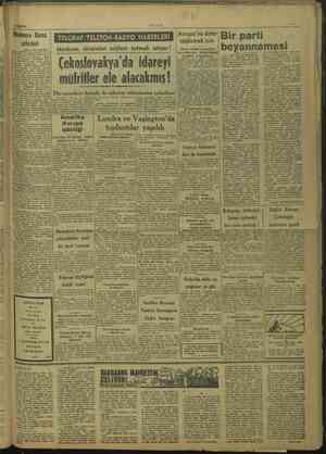    23/1/1948 Mudanya - Bursa seferleri Bir parti beyanna Şi 1 inci sayfada) imseni sağlamak için iş ölçüde / Amerikan ada)...