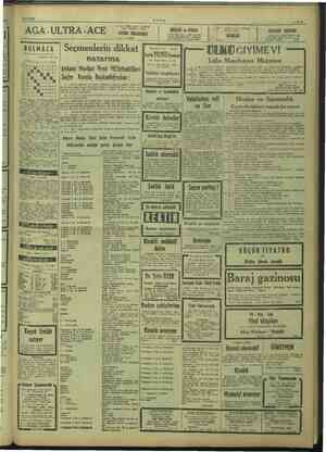    26/9/1948 AGA.ULTRA .ACE pr E&o — Sağlık — Yeni in tabu 26 eylül 1048 Koçak Emlâk salıyor Sinemasında markalı 1940 mödel