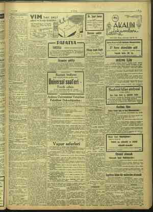  12/10/1948 — — VIM her şeyi Dr. Suat Seren 4) çabuk ve kolay Hastalarını mu pike ve RR Mia VA AKALIN Devren eri N Zühtü Tahir