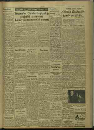    0/11/1948 e Demokrasi ) makanizması 1 1 inci sayfada) etmiyorum Pek Palisane ve pek Ems» Truman'ın Cumhurbaşkanlığı...