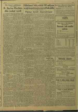    5/2/1945 ULUS Dış ticaret politikamız Hükümet bütçedeki 80 milyon dün izahat verdi inci sayfada) | rarların birer birer |