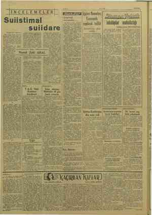    İNCELEMELERİ Suiistimal pe e bas hakkı ne yeyii emedi e “Sul > için de Nâci Lâj “kötü ida- yi ların “ia bir yangını sön-