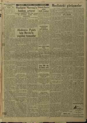 21/2/1949 —3— Mekliete TE. 46 - görüşülürken tartışma gr e İse e Sağ nuşmak hakkım haiz bozacak düşmanı Birş tutamayız. (B