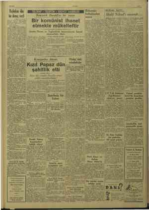    ÜLUS 1/3/1949 Başbakan di bir demeç verdi ya 1 gel sayida met ari çok line yeti kadaslama verimli measierinder dolayı, Ek.
