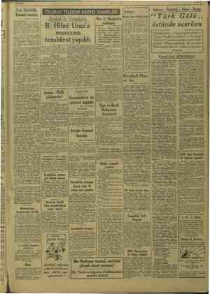      a7 8/1949 Yeni Emeklilik Kanunu tasarısı Başı 1 iş Akçakale ve Viranşehir'de Miss E. Sheperd'in ntibaları B. Hilmi Uran'a