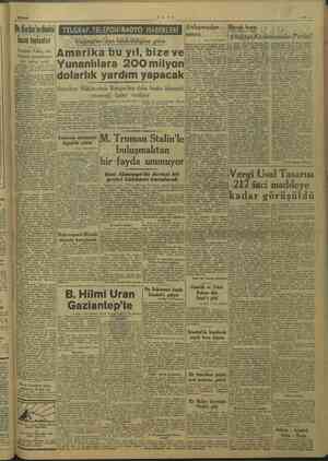  1775/1949 Dr. Kurdar'ın dünkü basn toplantısı İstanbul Valisi, son Ankara temaslarına air e verdi iye ei aşkanı Dr. Lütfi...