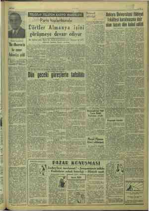    W8/1949 Dörtler İ Kazimierz Smogorzewski Tie Observerin bir yazarı Ankara'ya geldi Z. Smogor; mii bir Ga) Terini rmüyor...