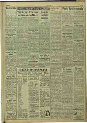    19/6/1949 Müessi bir hâdise temi -amonu'nun 3 gemi cisi Nikaragua'da çıka di bir hâdisede vurularak ölmü: ii Türkiye Fransa