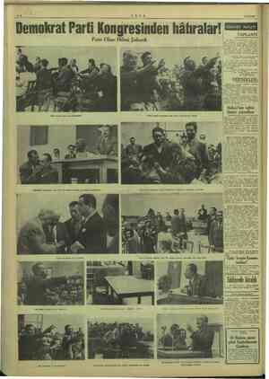    . ULUS 25/6/1949 Demokrat Parti Kongresinden hâtıralar! Ez Foto Ulus: Hilmi Şahenk yapılacaktır 8 her e haşlr kongreye isür