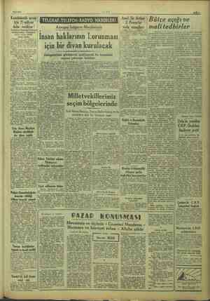    11/9/1949 Komünizmle savaş için 75 milyon riliyor ! aha ve Amerikan er adaya Komisyonla; n'a yetki era Tekli kabul ettiler