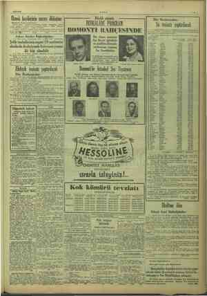    14/9/1949 Ekmek nazari dikkatine Büyük sürpriz İller Bankasınd tesisatı toplantı sari FEVKALADE PROGRAM Su tesisatı...