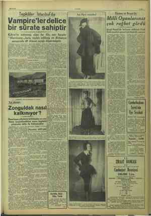  21/9/1949 Tepkililer İstanbul'da Vampire'ler delice bir sürate sahiptir Kıbrıs'ta iletin İ li mi filo, son * harpte “...