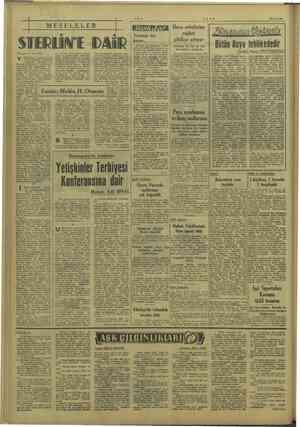    z sa Geüisiineiğenin KE TER TERLİN'E Vaşington 30 eylül 1949 la artması, ferdi gelirin yüksel- mi olacak”... İngiltere,...