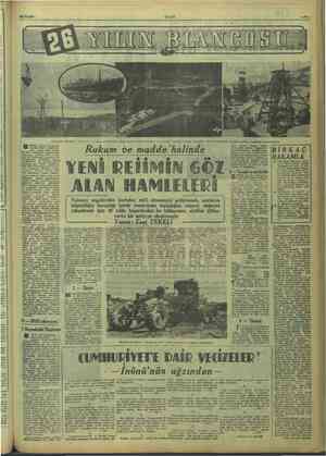    */10/1949 ULUS —Ya e miş halk kütlelerinin Geni BE: Dünya ŞHarbindek sonraki Türk İstiklâl Sa- vatan milli hürriyetin pe