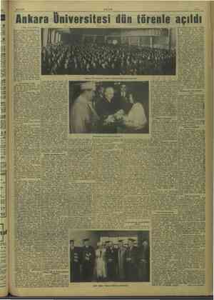  IM ebariete 1 Some Yünyaya ie eder le mem et b EDİ usulünü, ak lâzım 1/11/1949 EUS Ankara Üniversitesi dün törenle açıldı...
