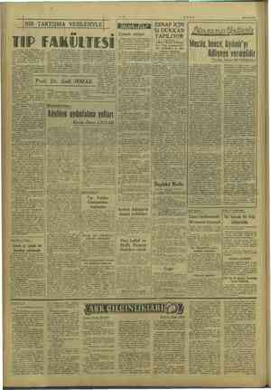    ULUS 28/11/1949 ESNAF İÇİN | İ 52 DÜKKÂN YAPILIYOR İni Uyanık olalım! Moskova'da çıkan “Yeni Zam: lar” dergisinde. Aropyan