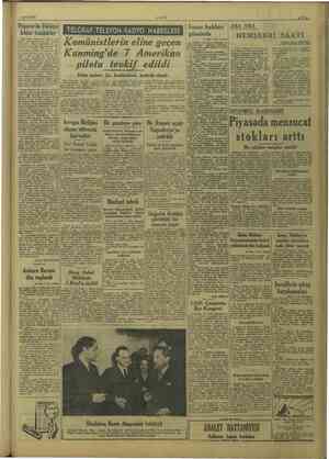    £iz 11/12/1949 : ULUS Peşaver'de Türkiye İnsan hakları | ARA SIRA lehine ME TELGRAF.TELEFON-RAD | ği RAM ORDAN gününde |