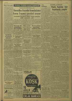    16/12/1949 TELGRAF.TELEFON-RADYO Amerika Asyada anlaşmasını n Yunan Hükümeti dün imzaladı. kışkırtıcılarla birlik...