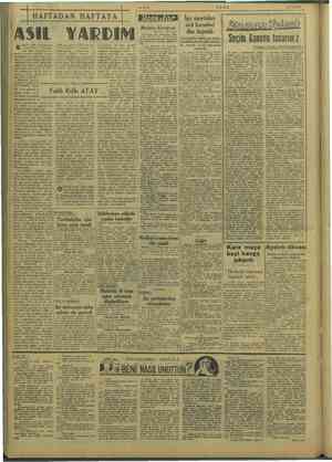          <2 HAFTADAN HAFTAYA | Muhsin. İpi ASIL YARDIM: ULUS 18/12/1949 Ji İşçi sigortaları sicil karneleri dün dağıtıldı Yaş