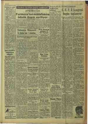    30-12-1949 AMERİKA'DA İForme2ö'üiri müdafasına büyük önem veriliyor Truman'ın ire” ru © safsataları zı ak kalırdı kümenin