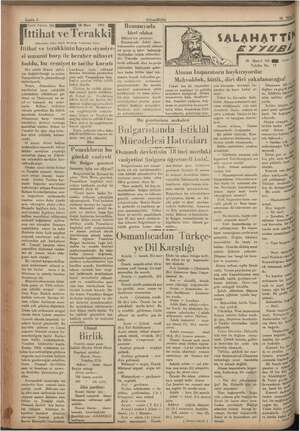 Ulusal Birlik (İzmir) Gazetesi 28 Mart 1935 kapağı