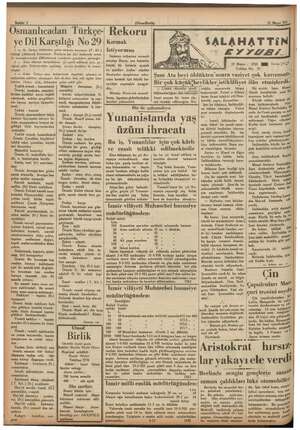    Sahife 2 Osmanlıcadan Türkçe- ye Dil Karşılığı No 29 muştur. Türkçe olan 5 Bosi > ben ii takip LELE) adla FA saireye fa- |