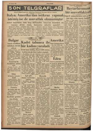    30 Temmuz 935 (Olusal S eke RAFLAR (Deyli telgraf) gazetesi, İtalya'nın finansiyel durumu için ne yazıyor Italya,...