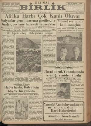 Ulusal Birlik (İzmir) sayfa 1