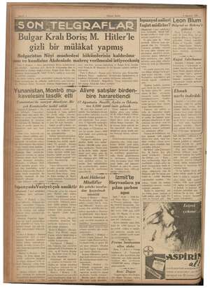    m. a D M. “iler ve gizli bir mülâkat yapmış is 8 (Ra mine gazetelerinin Berlin e i aldıkları lr e, Berli va lunmakta olan