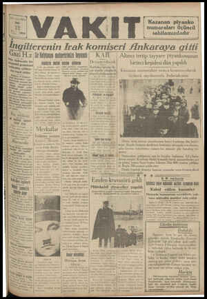 Vakit Gazetesi 12 Şubat 1929 kapağı