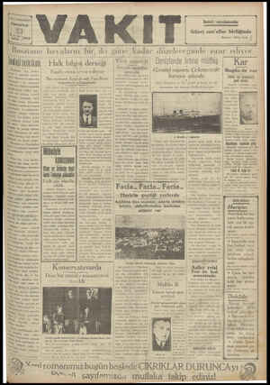 Vakit Gazetesi 23 Şubat 1929 kapağı