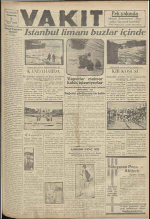 Vakit Gazetesi 2 Mart 1929 kapağı