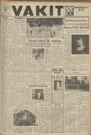 Vakit Gazetesi 20 Nisan 1929 kapağı