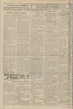  ” ge p pe ig 2. — VAKTT. 1 Kânunevvel 1929 . Geçen sene buğün Türk gazeteleri büyük irfan inkı- lâbınınilk güzel eserini...